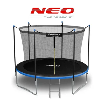 Vrtni Trampolin Neo Sport, Ø 312 Cm (10 Ft), Unutarnja Mreža I Ljestve, Siva, Var. Ns 10w241 11