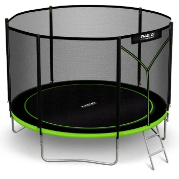 Vrtni Trampolin Neo Sport, Ø 312 Cm (10 Ft), Vanjska Mreža I Ljestve, Siva, Var. Ns 10z231 2
