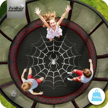 Vrtni Trampolin Neo Sport, Ø 312 Cm (10 Ft), Vanjska Mreža I Ljestve, Siva, Var. Ns 10z241 2