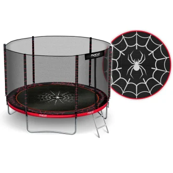 Vrtni Trampolin Neo Sport, Ø 312 Cm (10 Ft), Vanjska Mreža I Ljestve, Siva, Var. Ns 10z241 4