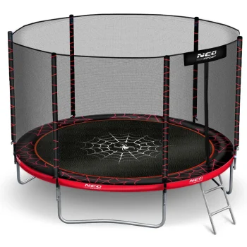 Vrtni Trampolin Neo Sport, Ø 312 Cm (10 Ft), Vanjska Mreža I Ljestve, Siva, Var. Ns 10z241 8