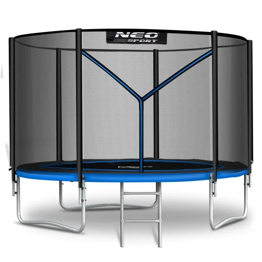 Vrtni Trampolin Neo Sport, Ø 312 Cm (10 Ft), Vanjska Mreža I Ljestve, Siva 1