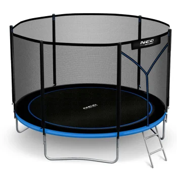 Vrtni Trampolin Neo Sport, Ø 312 Cm (10 Ft), Vanjska Mreža I Ljestve, Siva 2