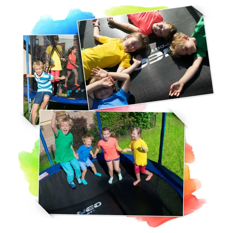 Vrtni Trampolin Neo Sport, Ø 404 Cm (13 Ft), Unutarnja Mreža, Ljestve I Stroj Za Mjehuriće 7