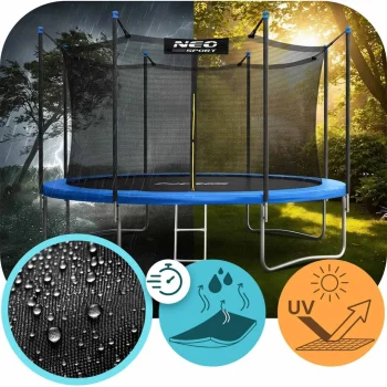 Vrtni Trampolin Neo Sport, Ø 465 Cm (15 Ft), Unutarnja Mreža I Ljestve 6