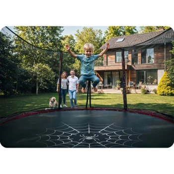 Vrtni Trampolin Neo Sport, Ø 465 Cm (15 Ft), Vanjska Mreža I Ljestve, Siva, Var. Ns 15z241 6