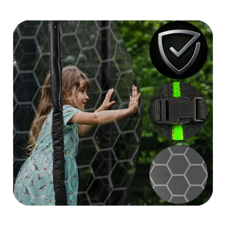 Vrtni Trampolin Neo Sport S Unutarnjom Mrežom I Ljestvama, Ø 435 Cm (14 Stopa), Siva, Var. Ns 14w231 9
