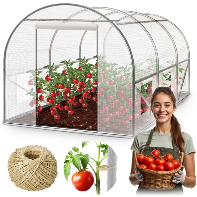 Vrtni Tunel 2 X 3 M (6 M2) Bijeli Plonos 1