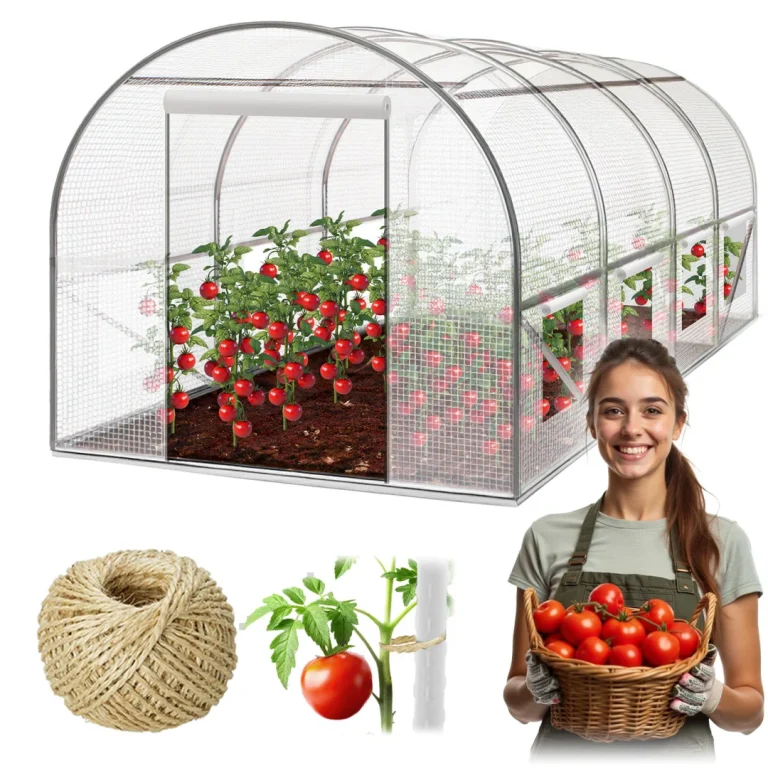 Vrtni Tunel 2 X 4,5 M (9 M2) Bijeli Plonos 1