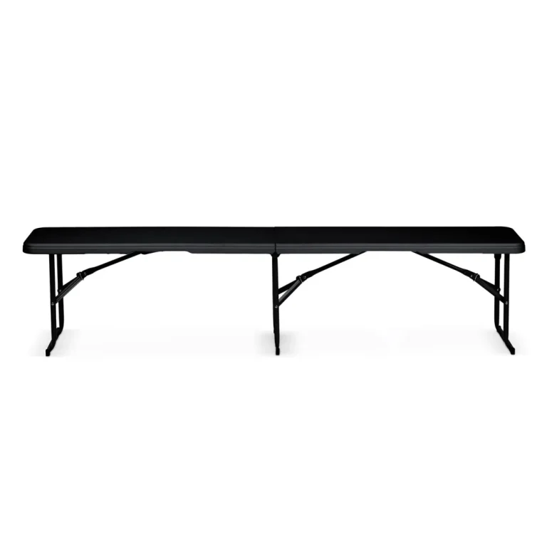 Vrtni Ugostiteljski Set Plonos, Stol + 2 Klupe, 180 Cm, Crni 5