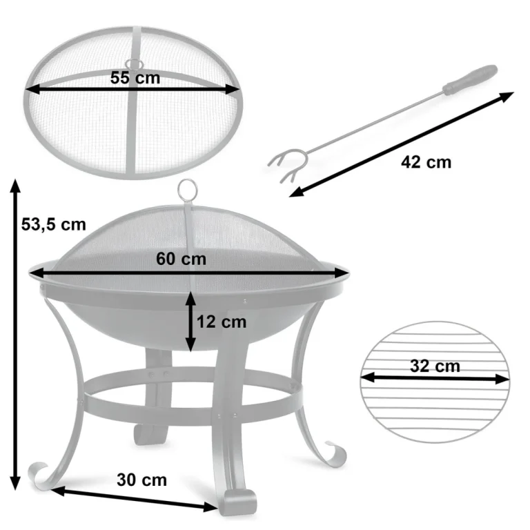 Vrtno Ognjište 60 Cm Berdsen Bd 880 3