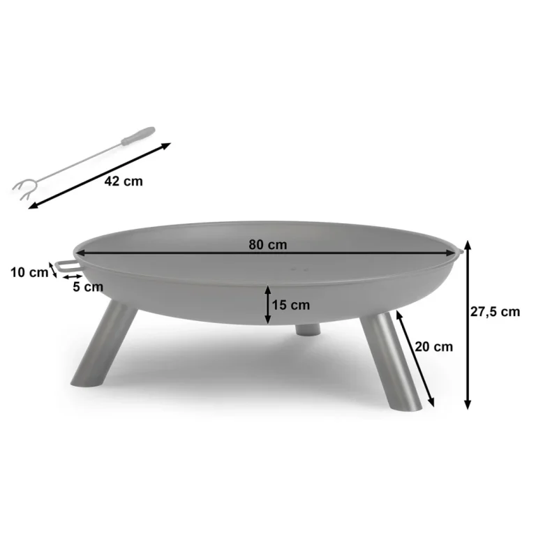Vrtno Ognjište 80 Cm Berdsen Bd 882 3