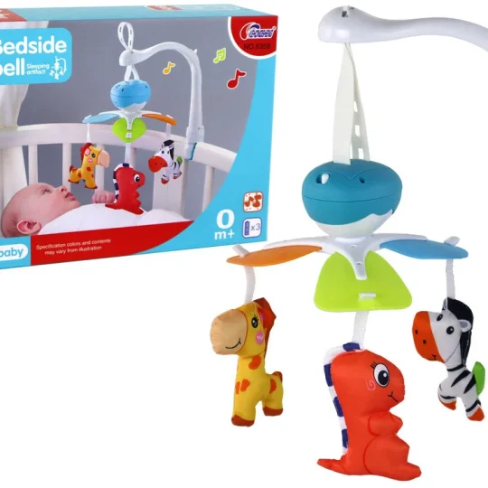 Vrtuljak Za Krevetić Plavi S 3 Plišane Figure 1