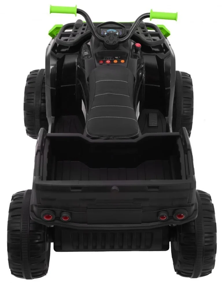Xl Atv 2.4ghz Quad Na Baterije Za Djecu Crno Zeleni + Daljinski Upravljač + 4x4 Pogon + Nosač Za 7