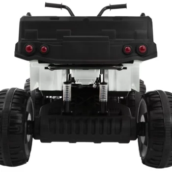 Xl Atv Quad Na Baterije Za Djecu Bijeli + 4x4 Pogon + Nosač Za Prtljagu + Spori Start + Eva, Bijela Quad Na Akumulator 9