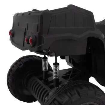 Xl Atv Quad Na Baterije Za Djecu Crno Zeleni + 4x4 Pogon + Nosač Za Prtljagu + Spori Start + Eva Quad Na Akumulator 10