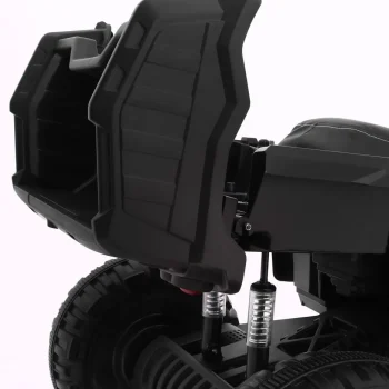 Xl Atv Quad Na Baterije Za Djecu Crno Zeleni + 4x4 Pogon + Nosač Za Prtljagu + Spori Start + Eva Quad Na Akumulator 9