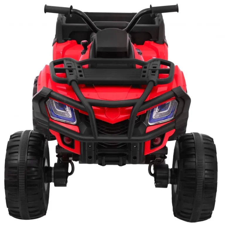 Xl Atv Quad Na Baterije Za Djecu Crveni + 4x4 Pogon + Nosač Za Prtljagu + Spori Start + Eva, Crvena Quad Na Akumulator 3