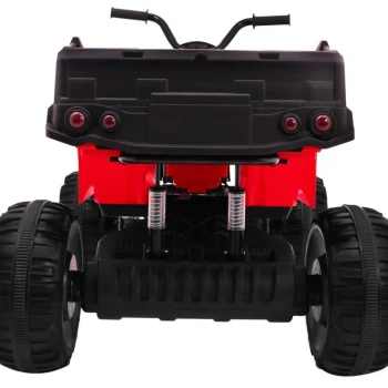 Xl Atv Quad Na Baterije Za Djecu Crveni + 4x4 Pogon + Nosač Za Prtljagu + Spori Start + Eva, Crvena Quad Na Akumulator 7