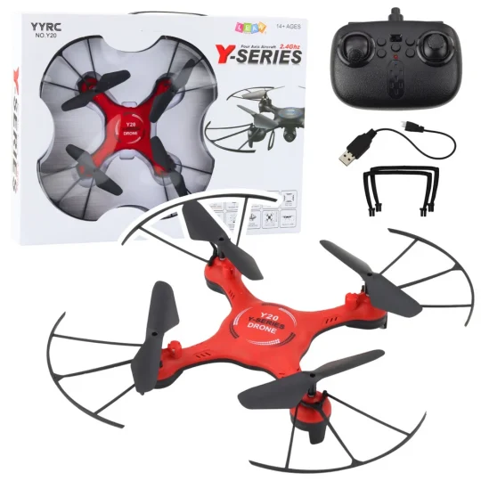 Y20 Ufo Svjetla Za Dron Na Daljinsko Upravljanje, Rotacija Od 360°, Crvena 1
