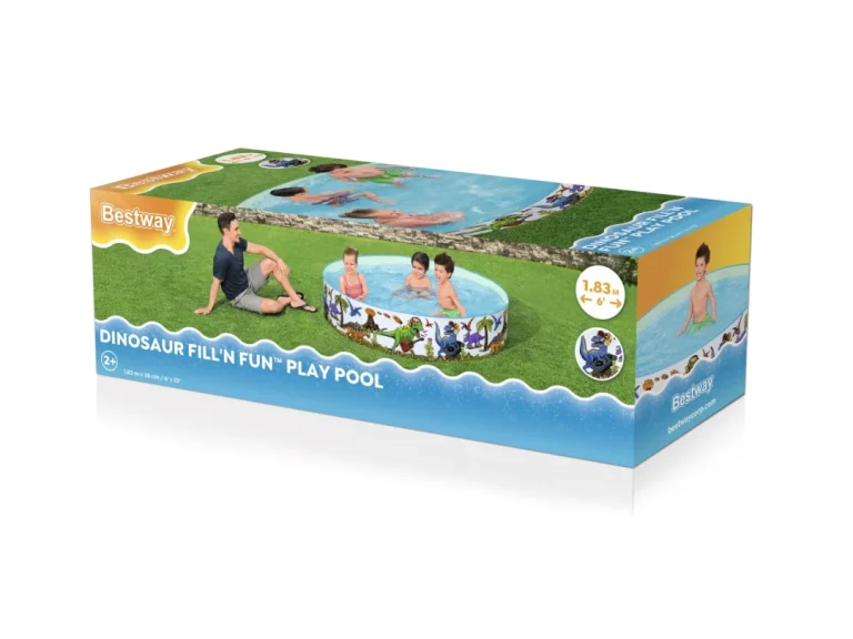 Zabavni Dinosaurski Prošireni Bazen Za Djecu 2+ Bestway 183x38cm 8