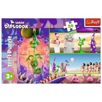 Zagonetka 24 Maxi Znatiželjni Diplodok Zmaj Ljudski Film Diplodok Zmaj 14376 2