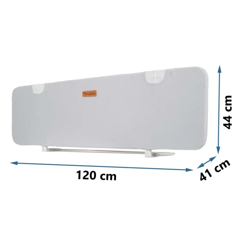 Zaštitna Ograda Za Krevet 120 X 44 X 41 Cm Nukido Siva 5