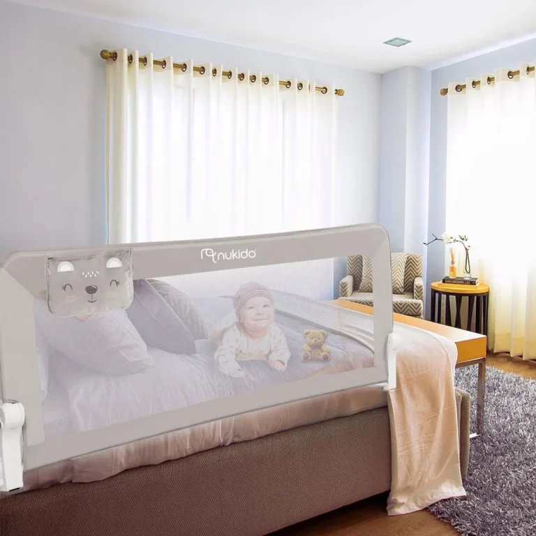 Zaštitna Ograda Za Krevet 150 X 66 X 35 Cm Nukido Siva 10