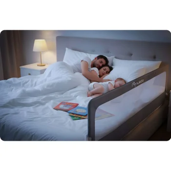 Zaštitna Ograda Za Krevet, Sigurnosna Vrata, Brava, 200 Cm, Nukido Nk 228, Siva 6