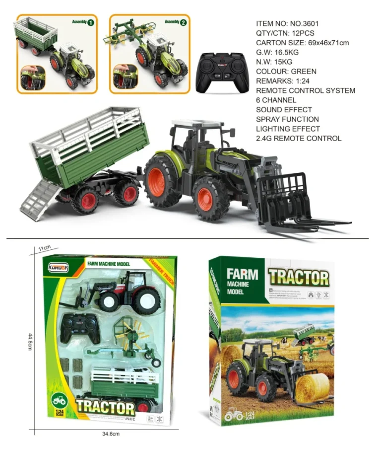 Zeleni R/c Traktor + Pribor 1