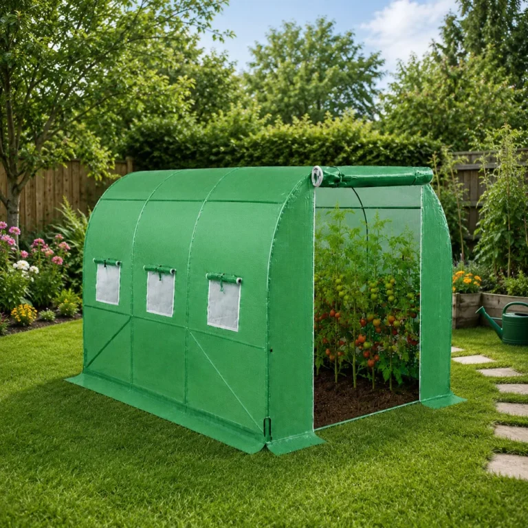 Zeleni Uv Tunel Za Povrće S Prozorima 2x3 M 6m² 6