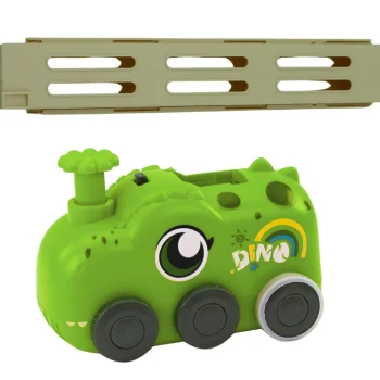 Zeleni Automobil S Dinosaurusom Set Domina U 4 Boje 3