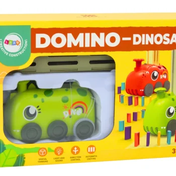 Zeleni Automobil S Dinosaurusom Set Domina U 4 Boje 5