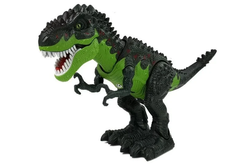 Zeleni Dinosaur Na Baterije Jaja, Para I Svjetlo 2
