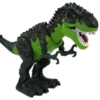 Zeleni Dinosaur Na Baterije Jaja, Para I Svjetlo 4
