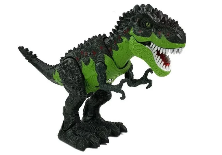 Zeleni Dinosaur Na Baterije Jaja, Para I Svjetlo 4