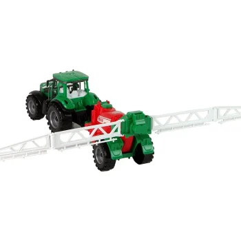 Zeleni Poljoprivredni Traktor S Crveno Zelenim Frikativnim Pogonom Prskalice 4
