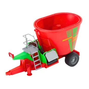 Zeleni Poljoprivredni Traktor S Prikolicom I Mješalicom Za Stočnu Hranu 50 Cm 3