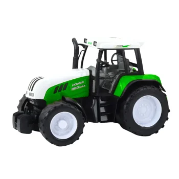 Zeleni Poljoprivredni Traktor S Prikolicom I Mješalicom Za Stočnu Hranu 50 Cm 4