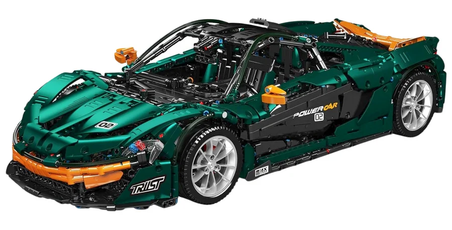 Zeleni Set Sportskog Automobila, 3268 Dijelova 2