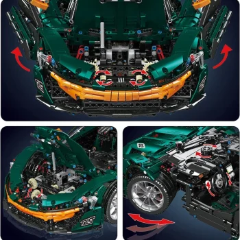 Zeleni Set Sportskog Automobila, 3268 Dijelova 6