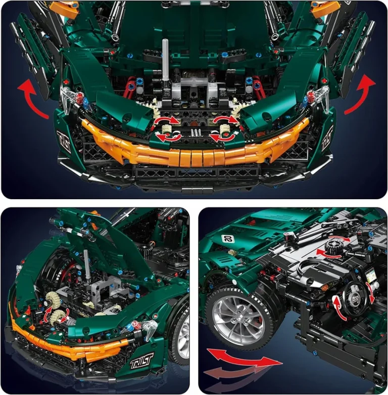Zeleni Set Sportskog Automobila, 3268 Dijelova 6
