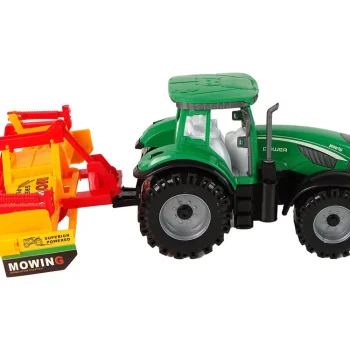 Zeleni Traktor S Narančastim Kultivatorom Za Djecu 5