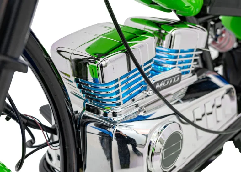 Zeleno Motorno Vozilo Chopper Warrior Motor Na Akumulator 17