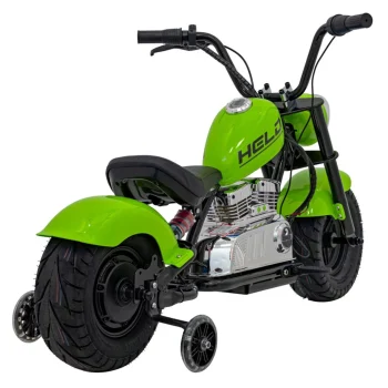 Zeleno Motorno Vozilo Chopper Warrior Motor Na Akumulator 9