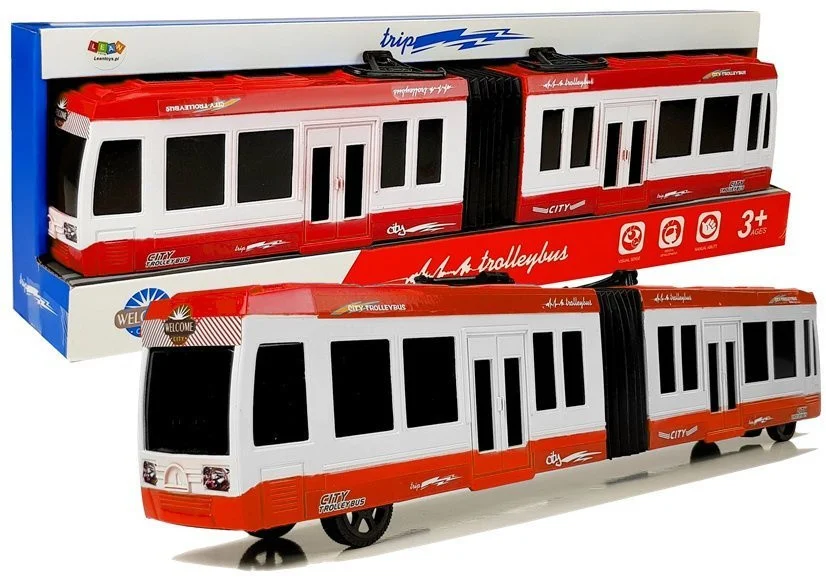Zglobni Autobus S Frikcionim Pogonom, Crveni 1