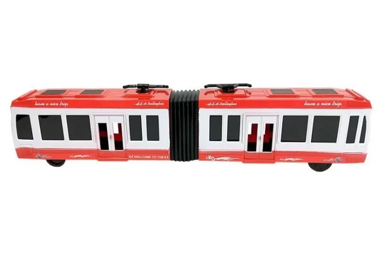 Zglobni Autobus S Frikcionim Pogonom, Crveni 4