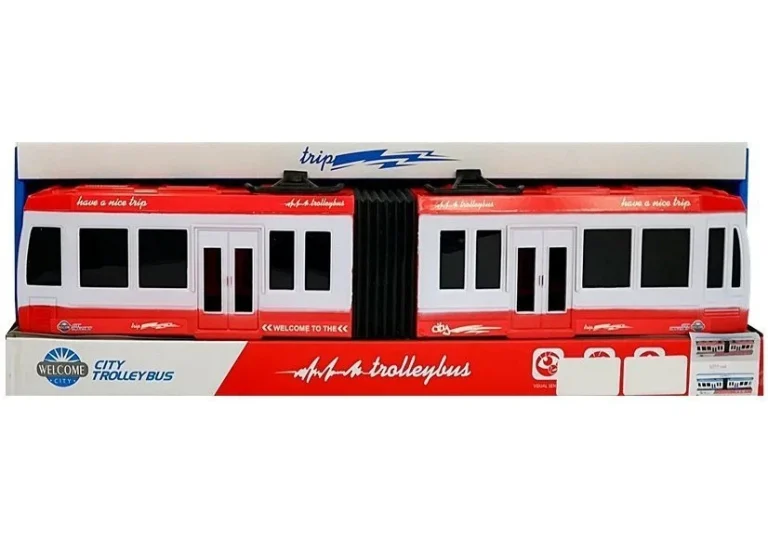 Zglobni Autobus S Frikcionim Pogonom, Crveni 6