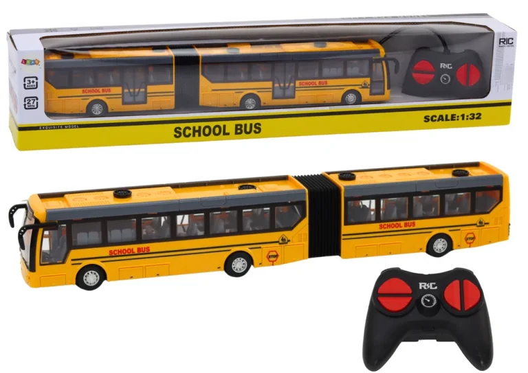 Zglobni školski Autobus Na Daljinsko Upravljanje 1:32 žuti 1