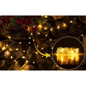 Žica Za Božićne Lampice 100 Led Dioda 10 Metara 4